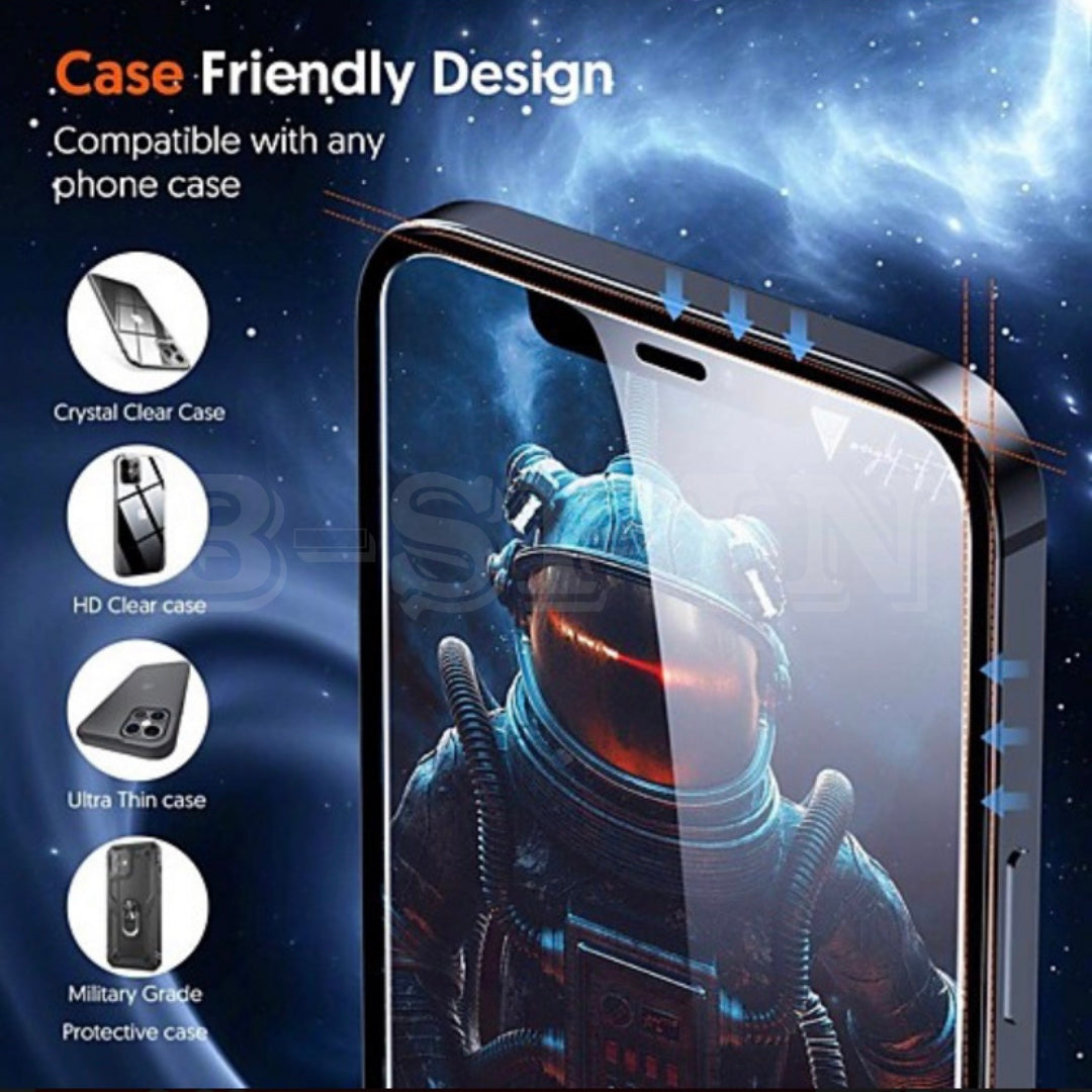 2 X Screen Protector Tempered Glas Iphone 16 16E 15 Pro Max 14 13 12 11 XR X XS