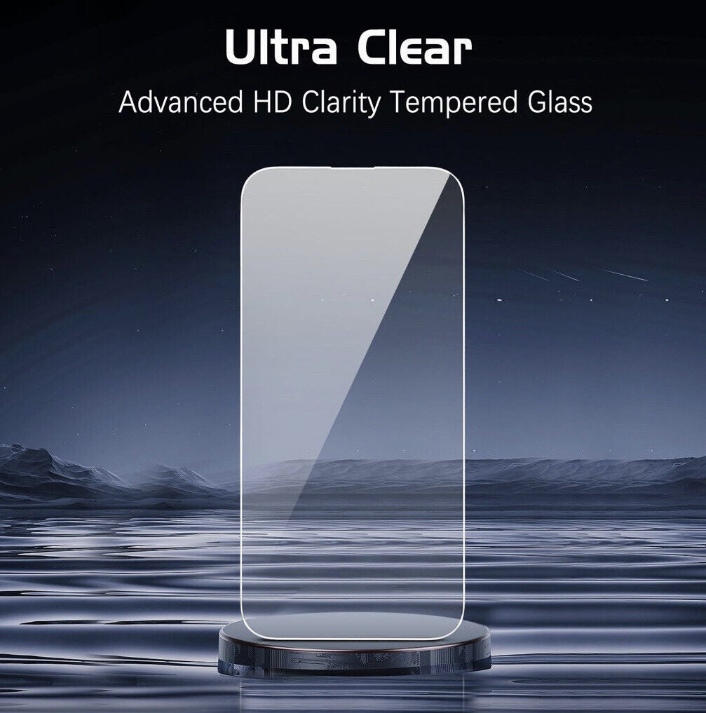 2 X Screen Protector Tempered Glas Iphone 16 16E 15 Pro Max 14 13 12 11 XR X XS