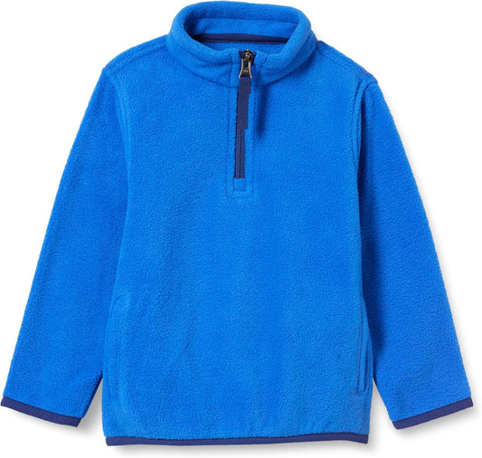 Boys' Polar Fleece Quarter-Zip Pullover Jacket