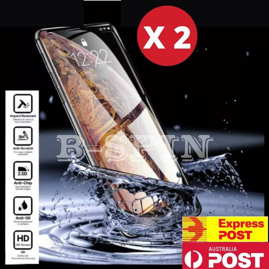 2 X Screen Protector Tempered Glas Iphone 16 16E 15 Pro Max 14 13 12 11 XR X XS