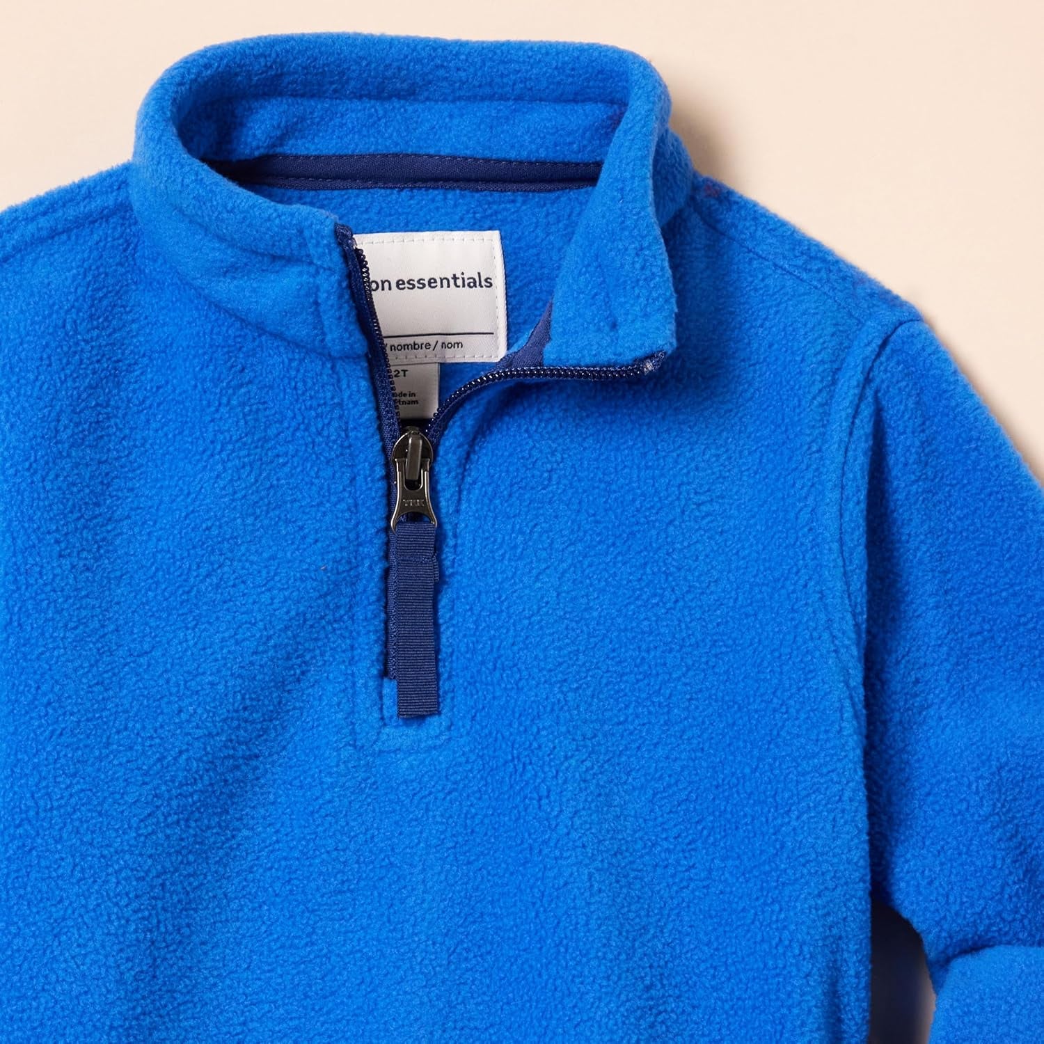 Boys' Polar Fleece Quarter-Zip Pullover Jacket